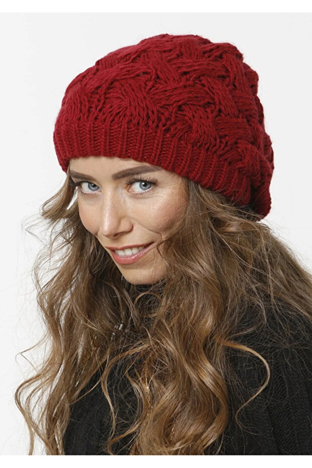 Triko örme çift katlı bere - 2