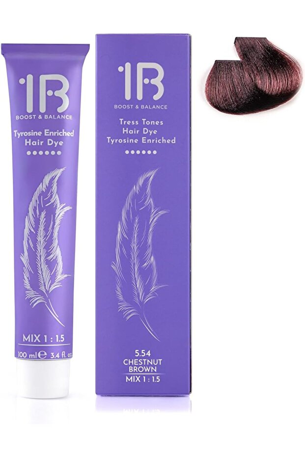 Hair Color Cream #5.54 Chestnut Brown