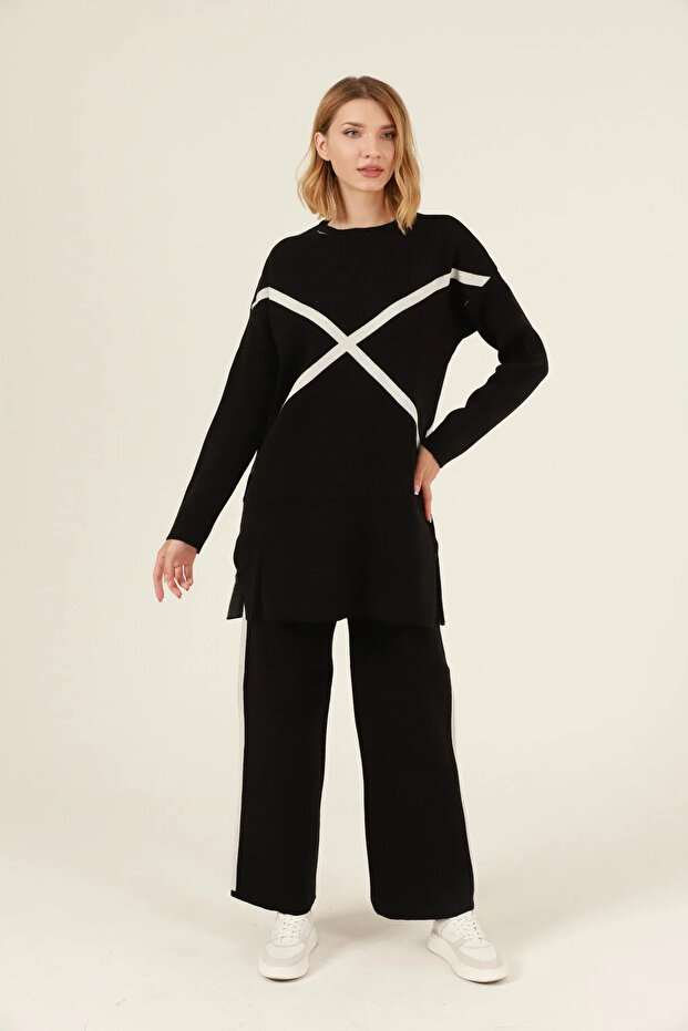 BLACK 2-Piece Knitwear Set - 2