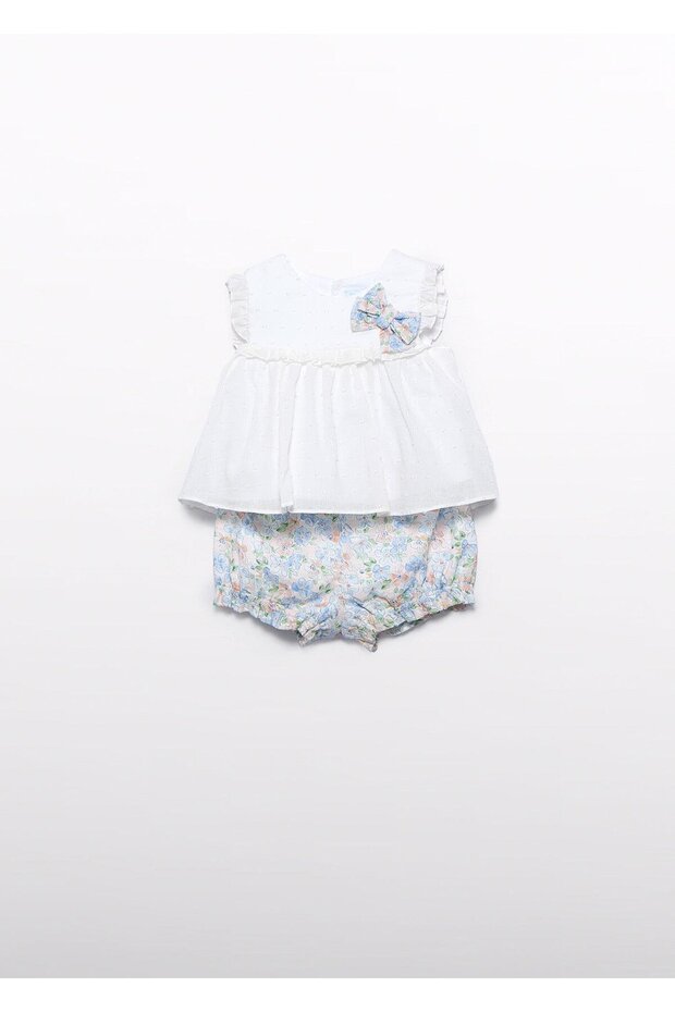 Mayoral Abel Lula Baby Girl San Francisco Shorts Set Blue