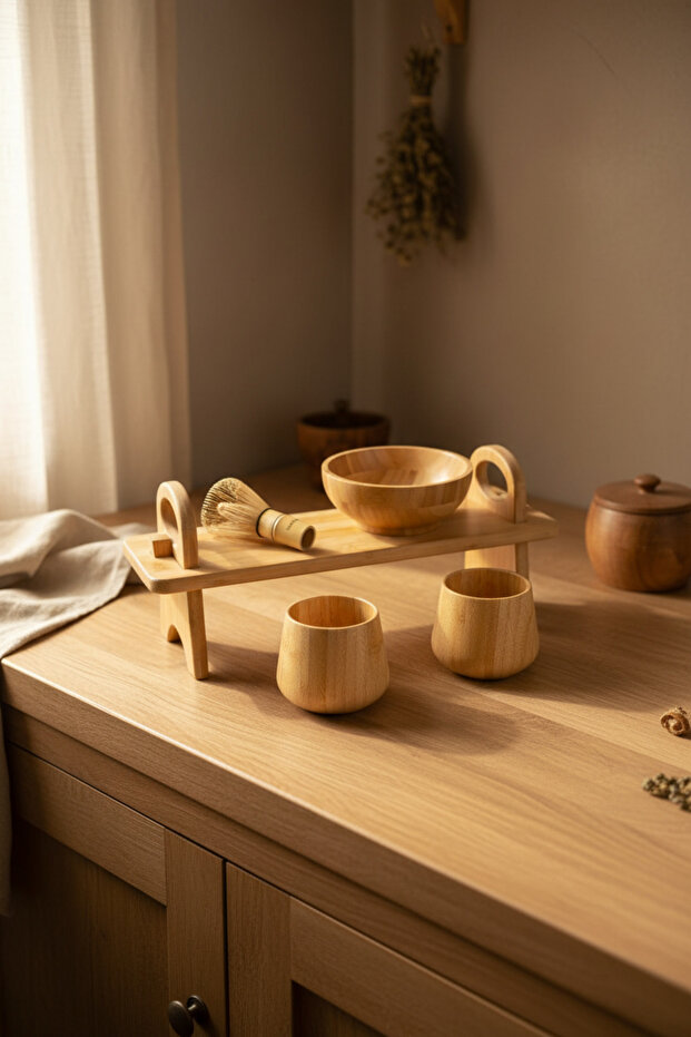 مجموعة عرض شاي الماتشا من رايز - 5