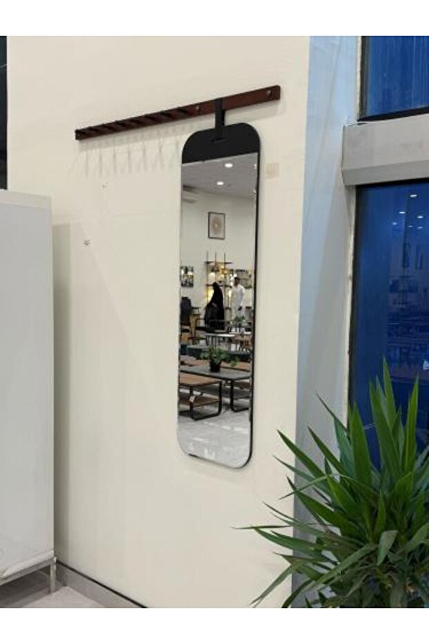 Mirrored Clothing Rack