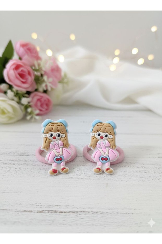 Set of 2 Sevimi Girl Character Model Girl's Rubber Buckle Set