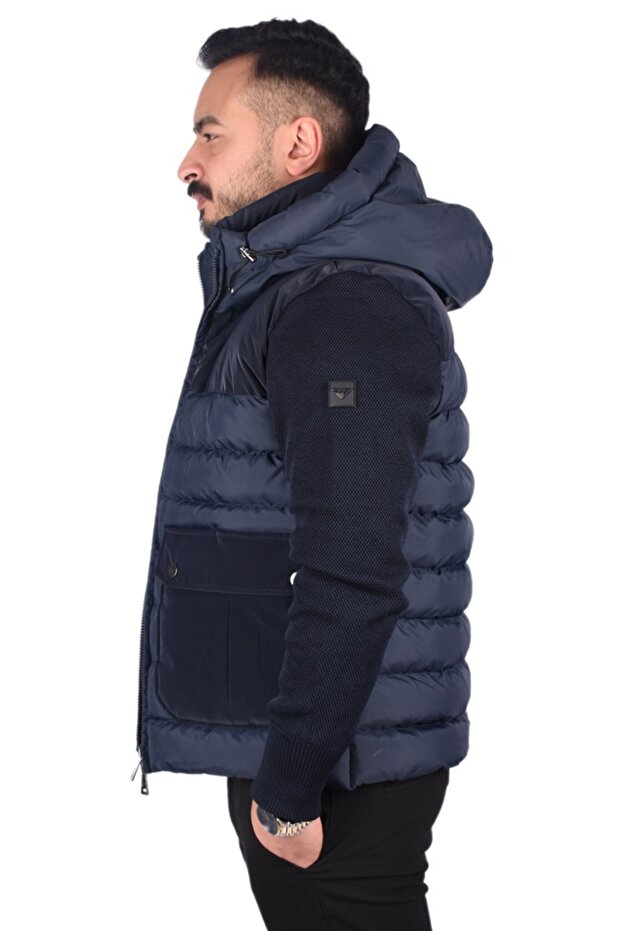 معطف منفوخ بغطاء للرأس RYM-9004