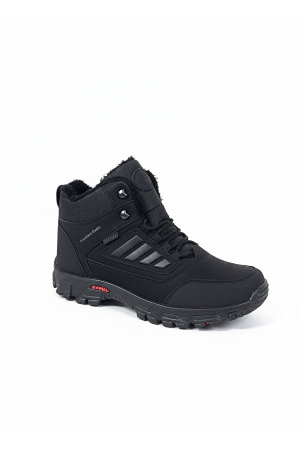 45 46 47 Large Size Men's Zippered Lace-Up Boots Non-Slip Sole