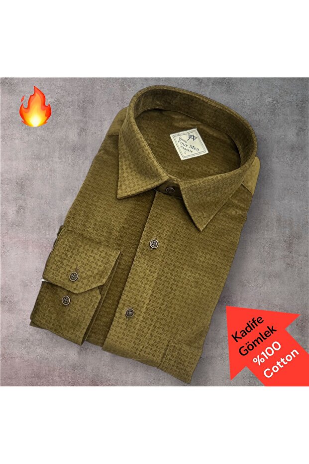 Kadife kışlık gömlek - 2
