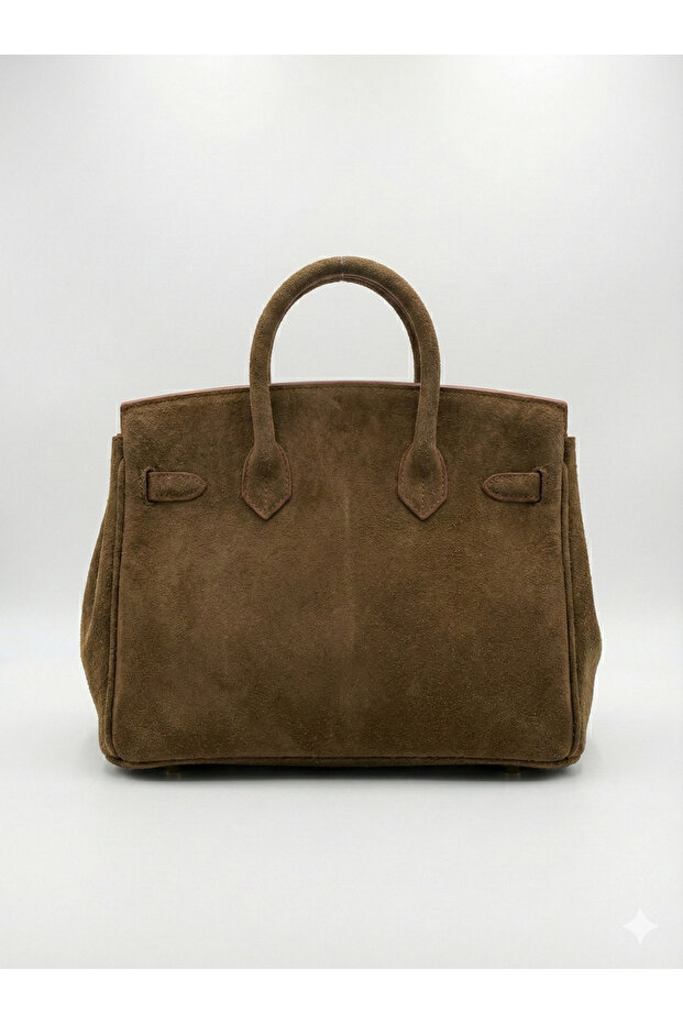 Camel Süet Çanta - 3