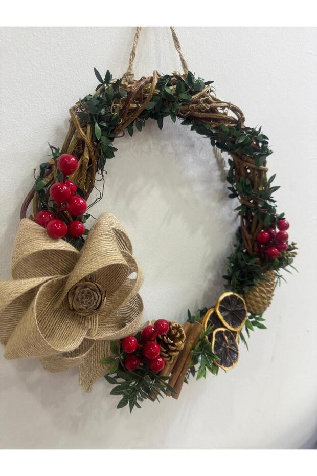 Yılbaşı Kapı Süsü ve Kapı Çelengi - 4