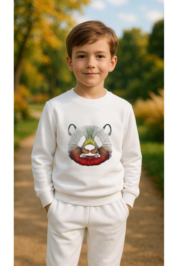 Team Sweatshirt Ayi V2 Printed Girls Boys Crew Neck3 4-5-6-7-8-9-10-11-12Years