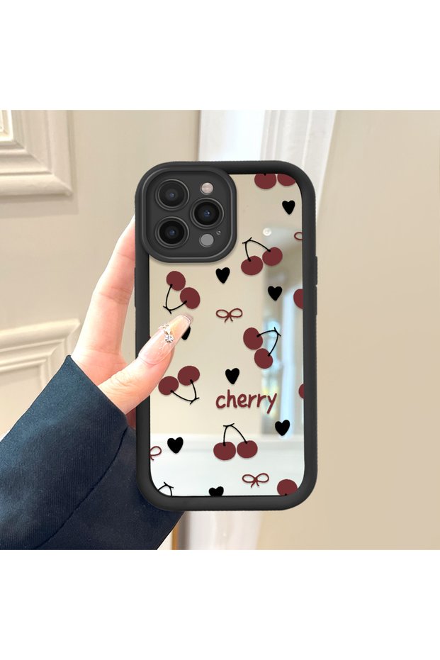 iPhone 14 Pro Compatible Star Mirror Anti-Fall Silicone Phone Case