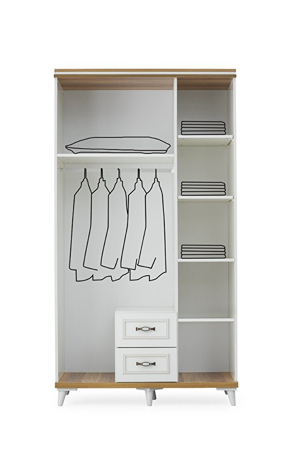 ÇINAR 3 KAPILI DOLAP - 2