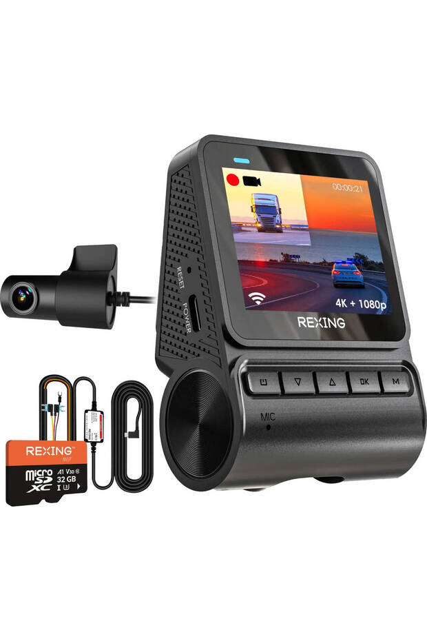 V1P Flex X4 4K WiFi Dual DashCam
