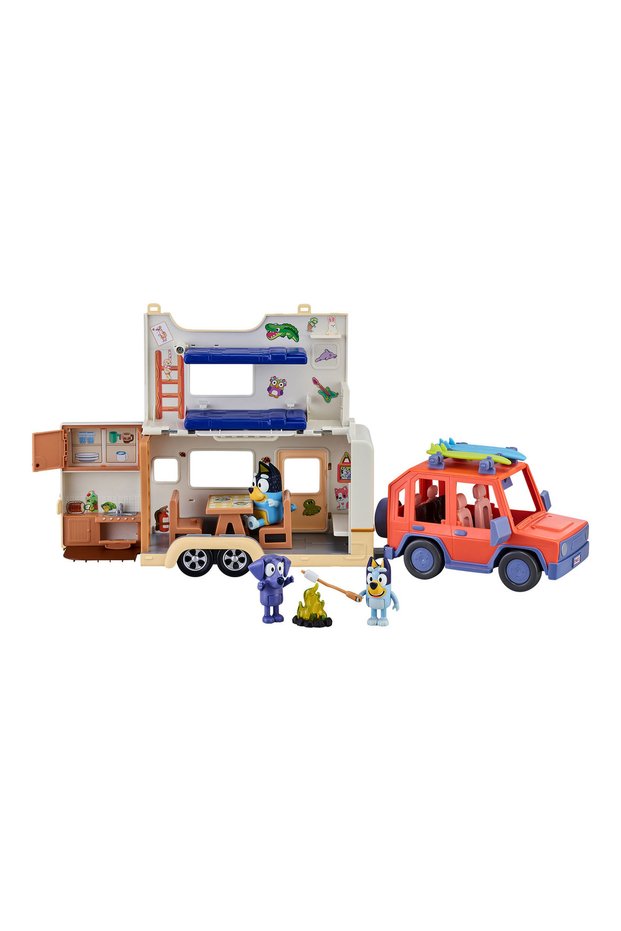 Bluey Caravan Adventures Large Playset 13096