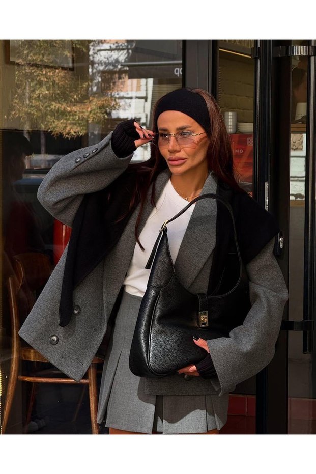 Women's Knitwear Tie-Up Triangle Balaclava
