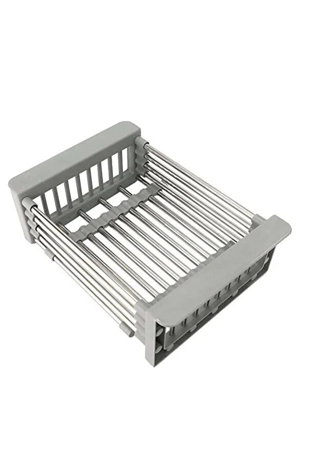 رف تجفيف الأطباق القابل للتمدد فوق الحوض (22.9 سم) - 2