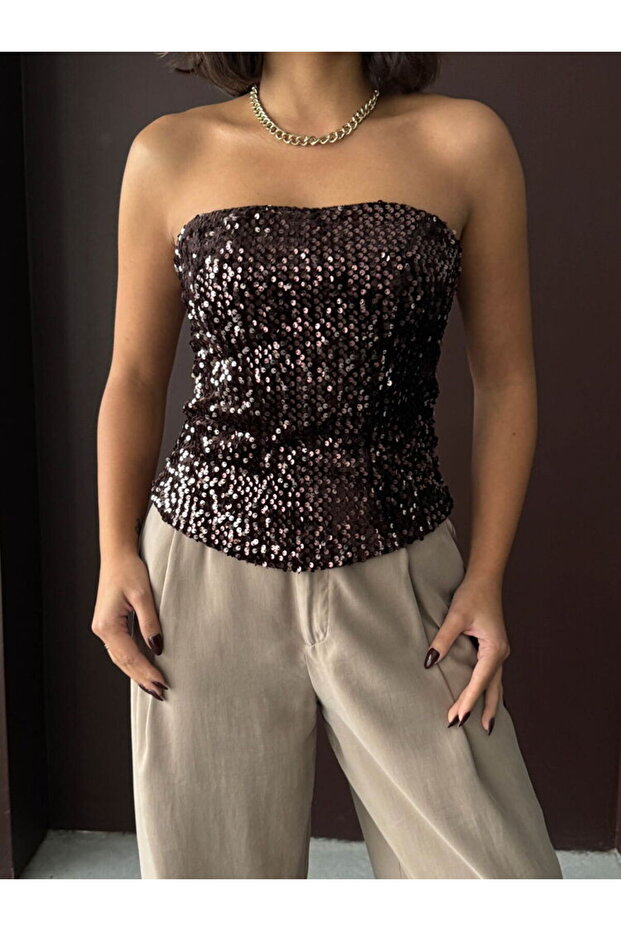 Strapless Blouse New Year's Eve