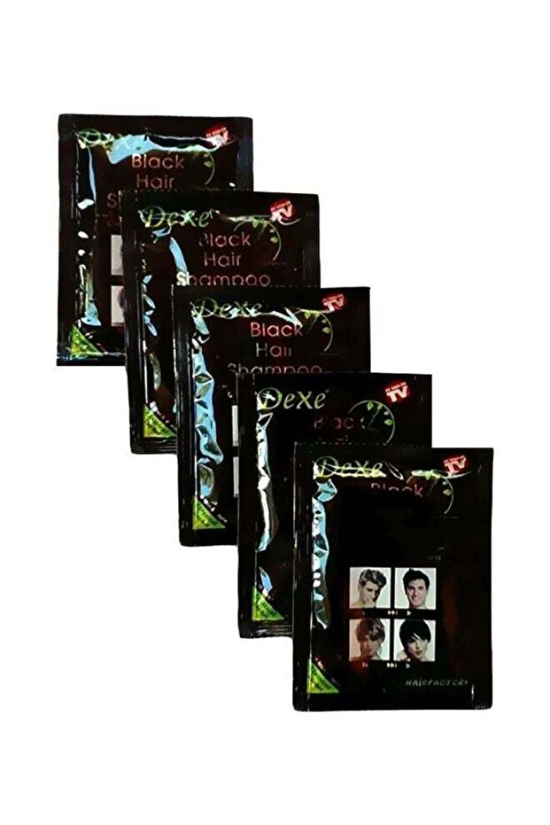 5-Piece Black Hair Shampoo 125ml