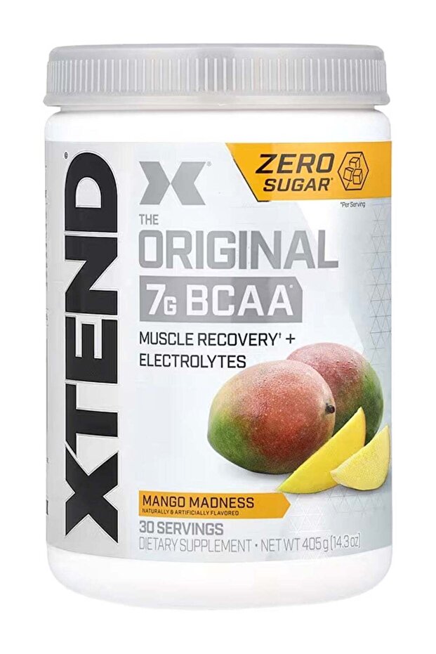 XTEND Xtend The Original 7G BCAA Dietary Supplement - Mango Madness -30 Servings 405 Gm