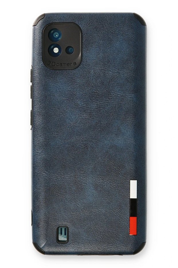 Mtxdpn Realme C11 2021 Case Loop Leather Silicone (225953) - Navy Blue