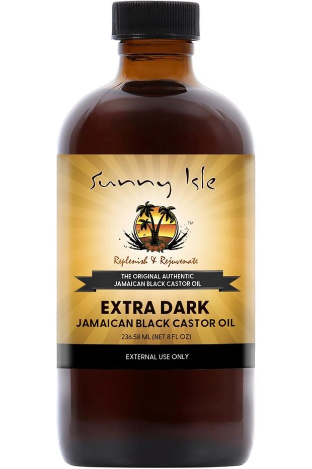 Jamaican Black Extra Dark Castor Oil 8oz | 100% Natural, Hair, Scalp and Skin Care