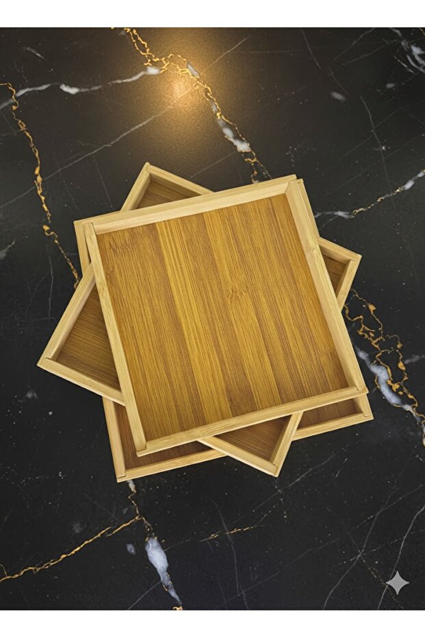 3 BOY KARE SUNUM TEPSİSİ - 2