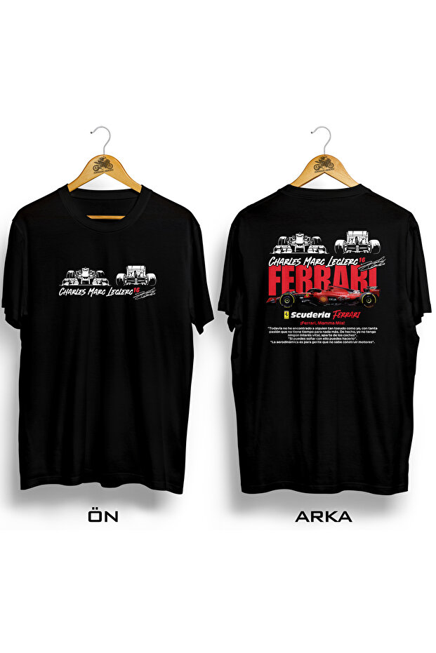 F1 Charles Leclerc Ferrari / Tshirt - 1