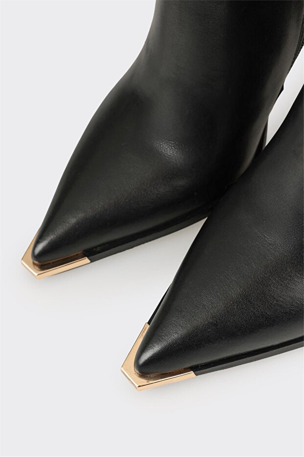 Siyah Kadın Klasik Bot - 4