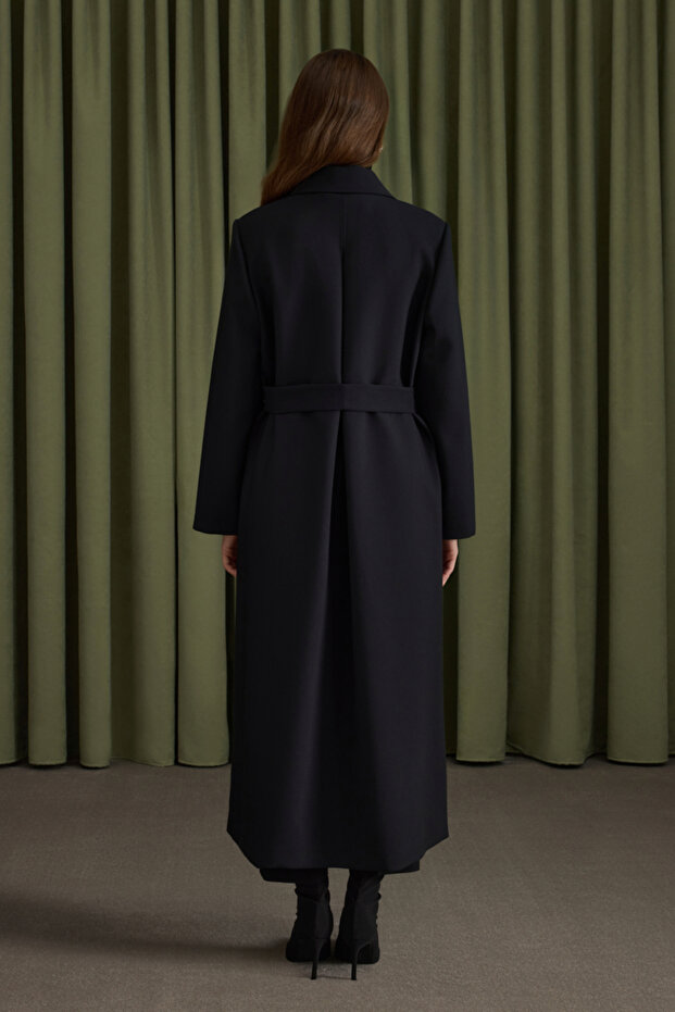 Siyah Dokuma Pardösü - 6