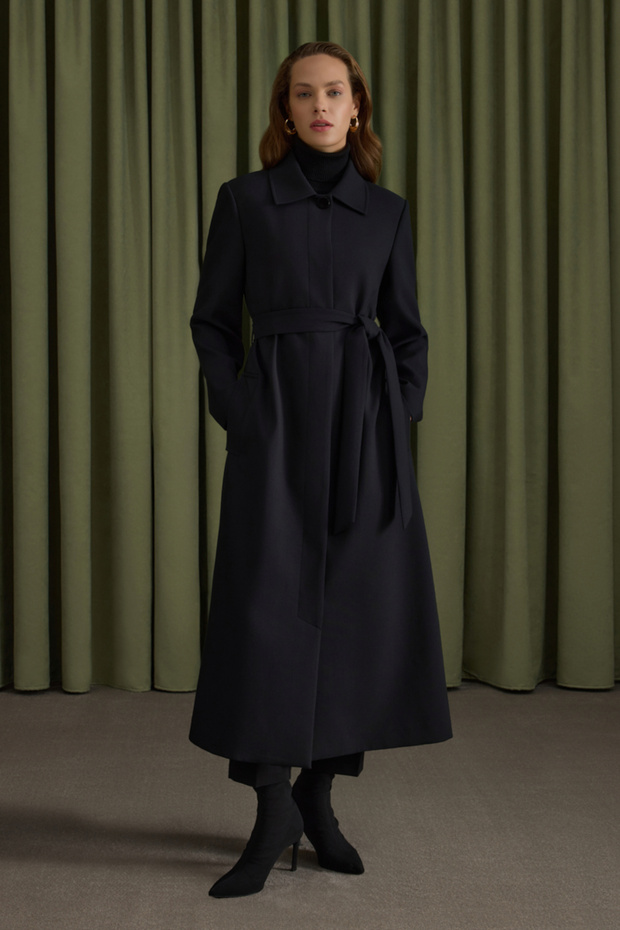 Siyah Dokuma Pardösü - 3