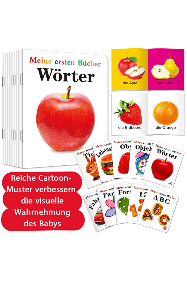 1 10 German cognitive books enrich vocabulary, broaden horizons, and promote language development.