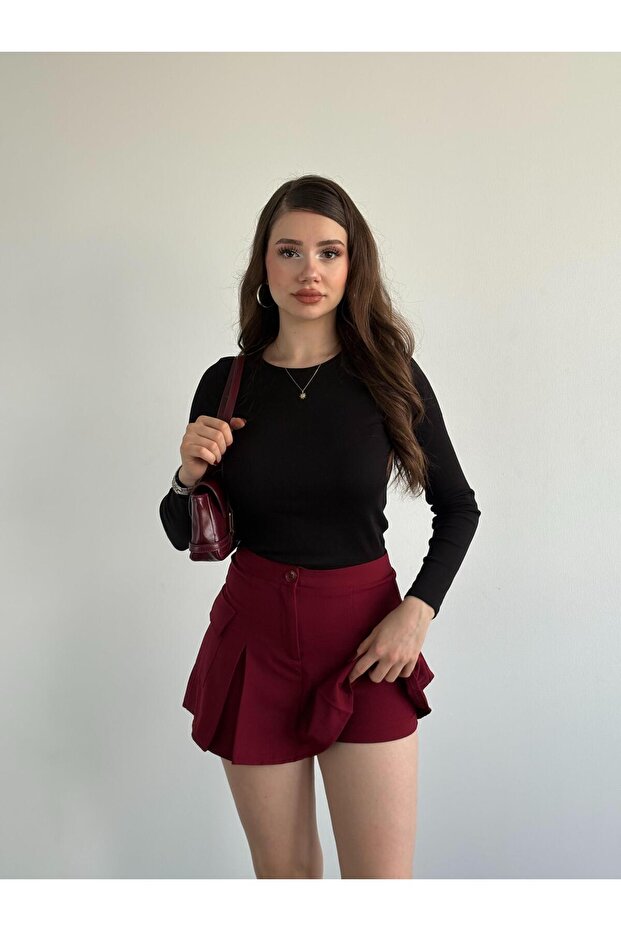 Cepli Şort Etek - 2