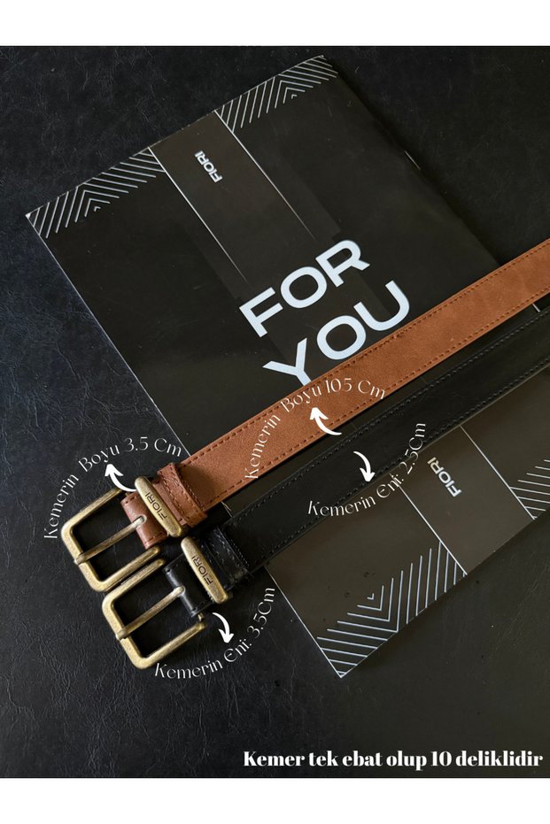 2-Piece Buckle Bridge Women's Belt, Trouser Belt, Coat Belt, Dress Belt, Shirt Belt