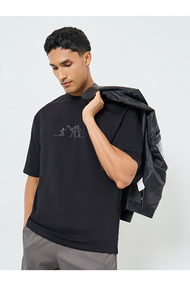 Men Oversized Cotton T-Shirt