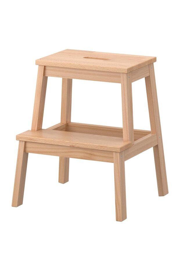 كرسي صغير، من خشب الزان، 50 سم - 1