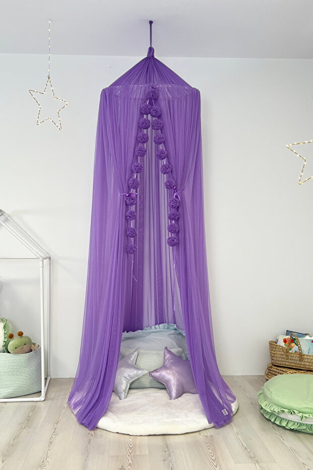 Tül Cibinlik Basic Purple - 1