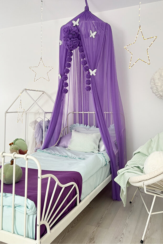 Tül Cibinlik Basic Purple - 3