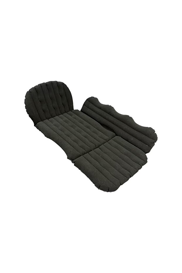 Inflatable Car Air Mattress with Electric Pump, PVC Flocking, 2-Min Inflation