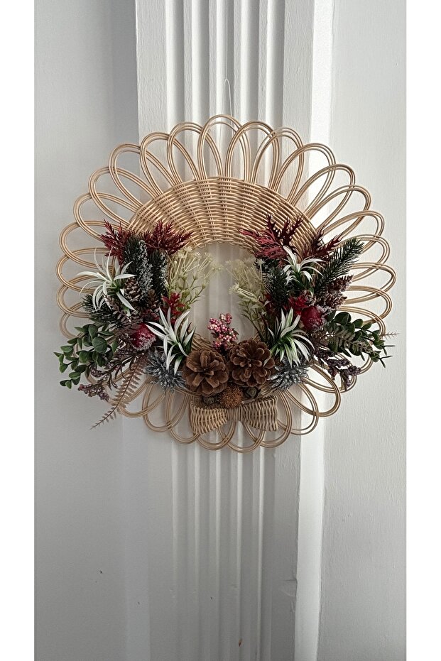 Bambu Çelenk Kapı Süsü - 1