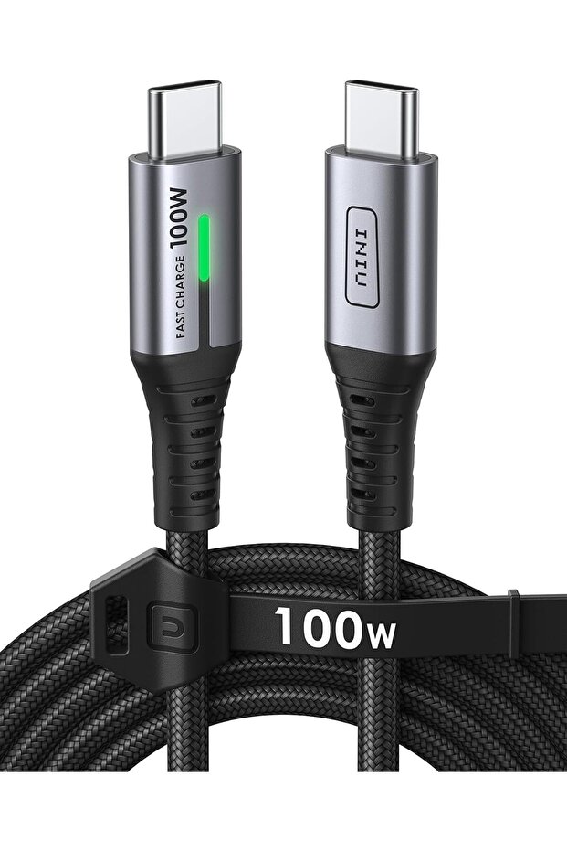 USB C Cable, 2M 100W PD Super Fast Charging USB C to Type-C Cable