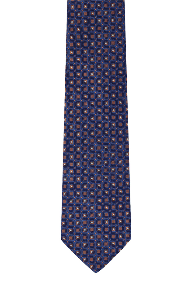 Desenli İpek Kravat - 2