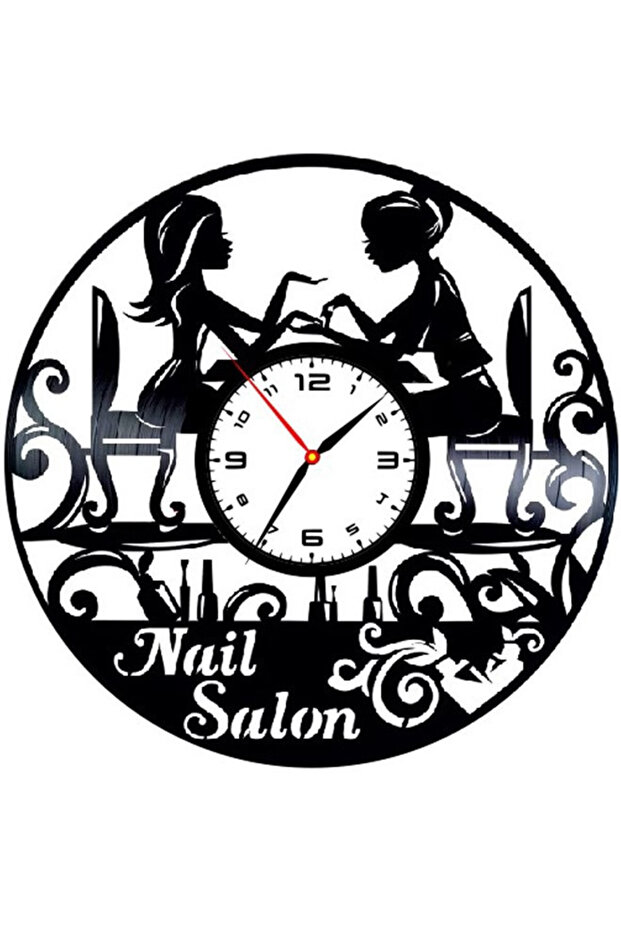 Salon Manicure Wall Clock (Customizable) - 1