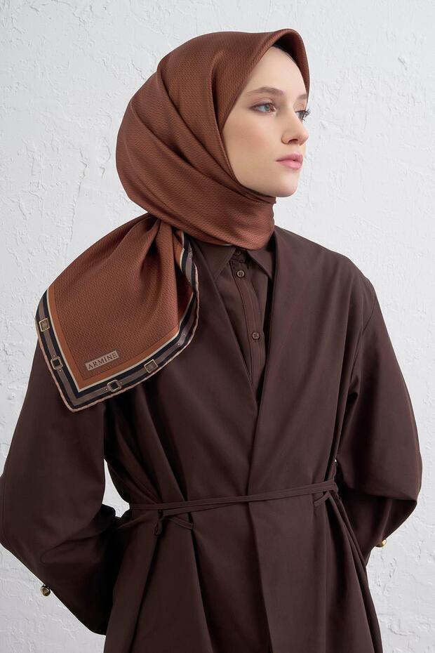 Saf İpek Sura Eşarp 9401D 38 - 1