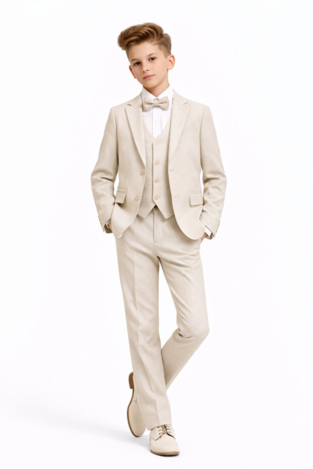 Boy's Slim Fit Premium Groom Tuxedo Suit Ak4000
