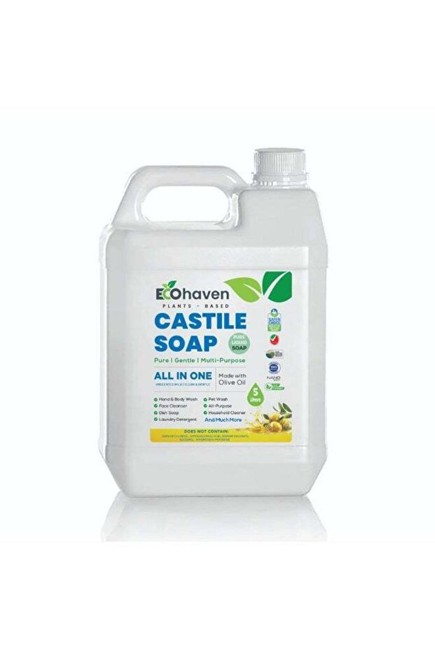 Organic, Pure Castile Liquid Soap - 100% Natural, Made with Organic Oils, 18-in-1 Uses