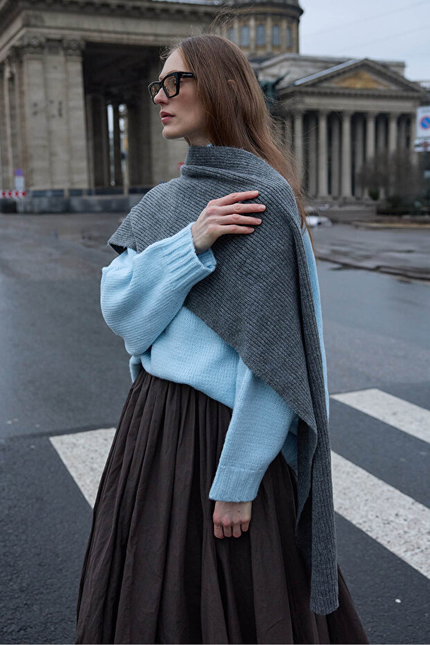 Tiftik Basic Atkı Antrasit - 3