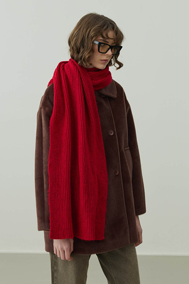 Tiftik Basic Atkı Kırmızı - 5