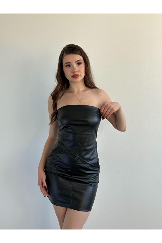 Deri Straplez Takım - 1