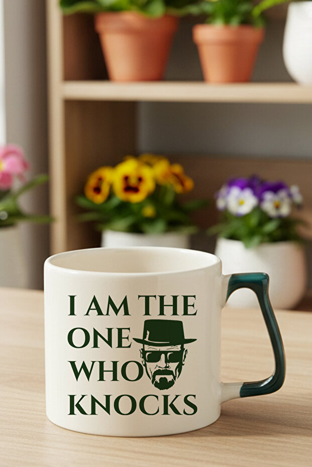 I Am the One Who Knocks Heisenberg Printed Gift D Mug with Handle