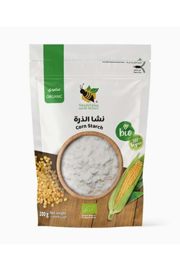نشا الذرة العضوي 200 غرام