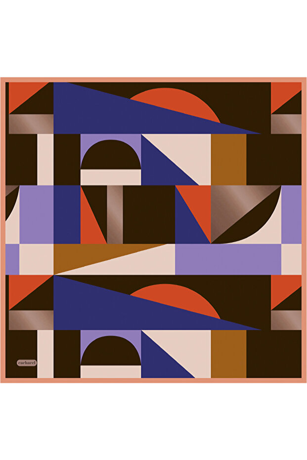 Somon İpek Twill Eşarp - 1